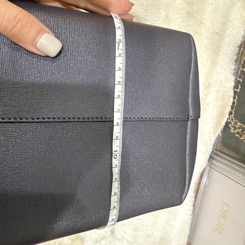 Fendi 怪獸托特包 可肩背 灰色 不重 好-10