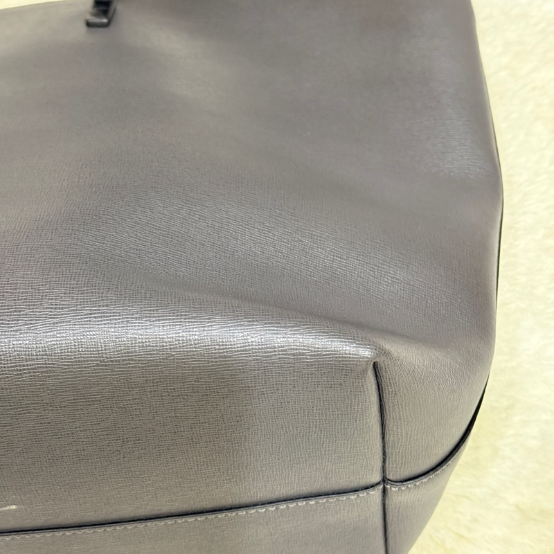 Fendi 怪獸托特包 可肩背 灰色 不重 好-20