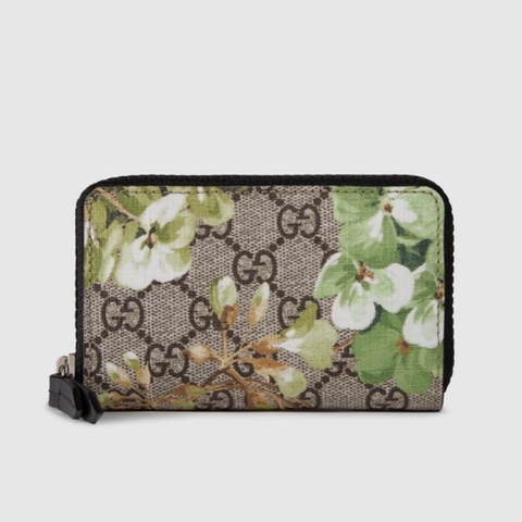Gucci 耐磨又防潑水 拉鍊錢包 鈔票錢包 卡包 零錢包