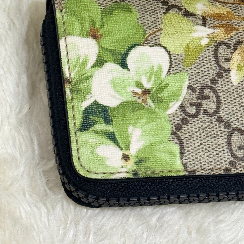 Gucci 耐磨又防潑水 拉鍊錢包 鈔票錢包 卡包 零錢包-8