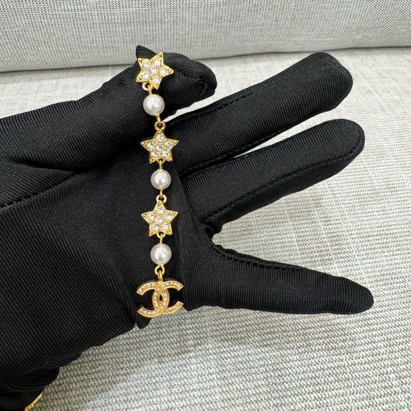 Chanel 香奈兒長款 五角星⭐️ 星星流蘇耳環-4