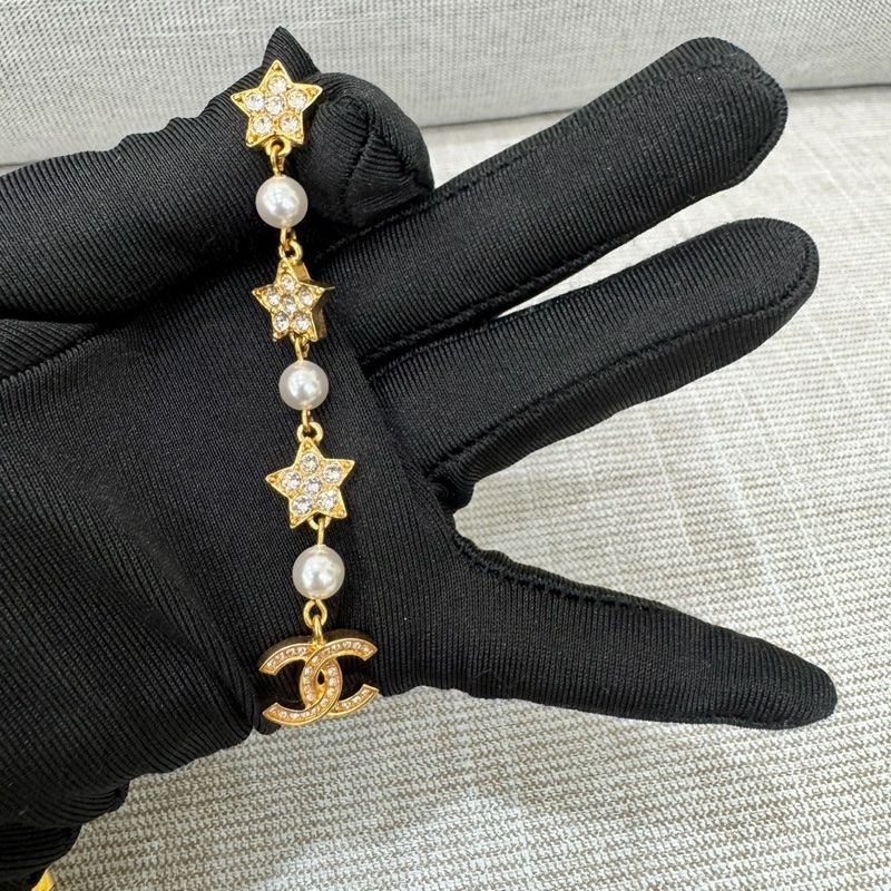 Chanel 香奈兒長款 五角星⭐️ 星星流蘇耳環-5