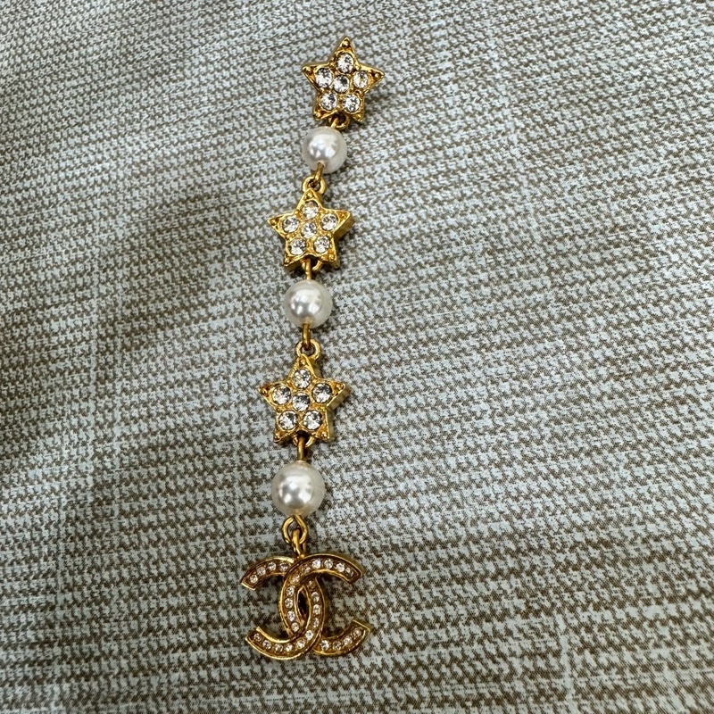 Chanel 香奈兒長款 五角星⭐️ 星星流蘇耳環-6