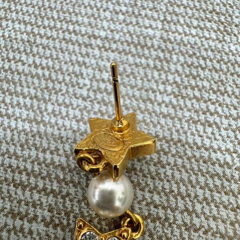 Chanel 香奈兒長款 五角星⭐️ 星星流蘇耳環-11