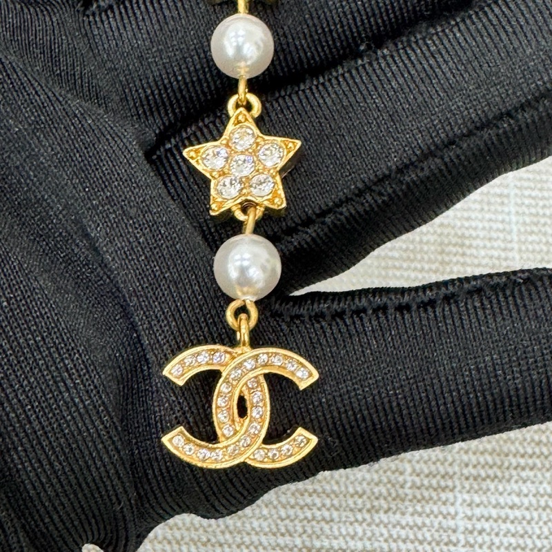 Chanel 香奈兒長款 五角星⭐️ 星星流蘇耳環-18