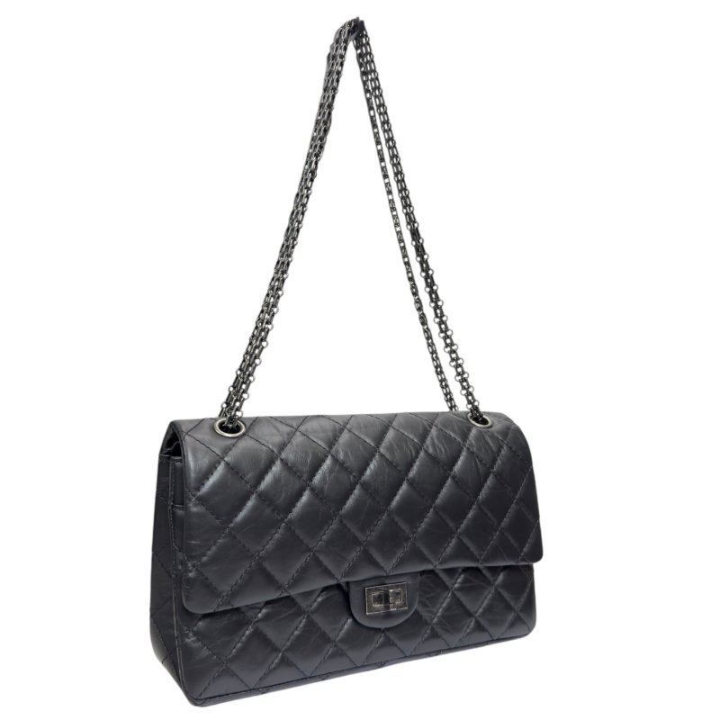 CHANEL Large 2.55 翻蓋鏈條包-6