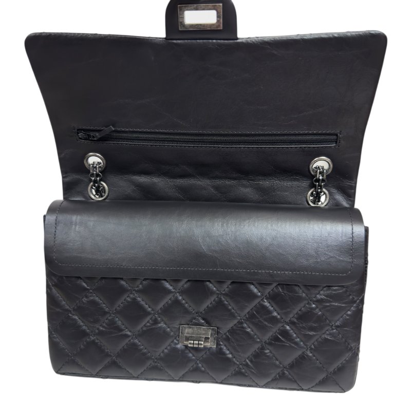 CHANEL Large 2.55 翻蓋鏈條包-17