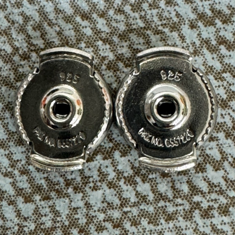 愛馬仕半圈豬鼻耳環925純銀-16