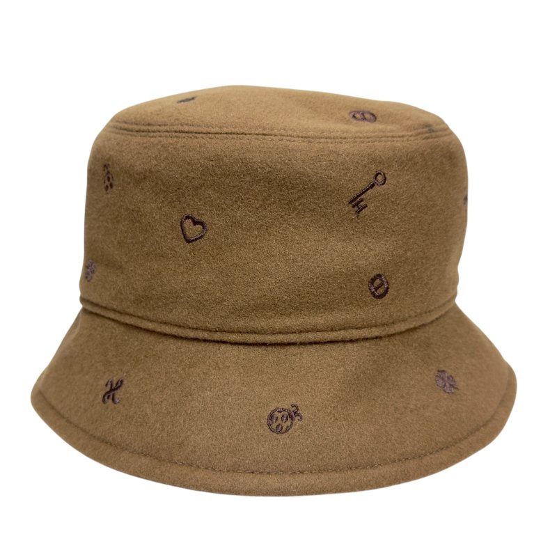 HERMES Debbie Charms 豬鼻子🐽 純羊絨 漁夫帽-0