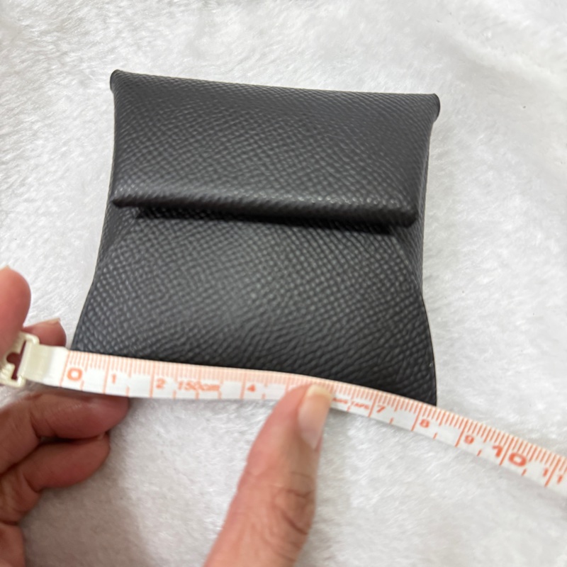 愛馬仕零錢包 Bastia 牛皮 黑色 經典款方型錢包 HERMÈS-16