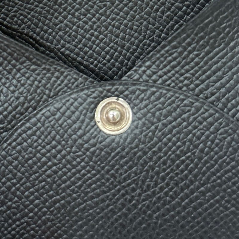愛馬仕零錢包 Bastia 專櫃11400元 牛皮 黑色 經典款方型錢包 HERMÈS-22
