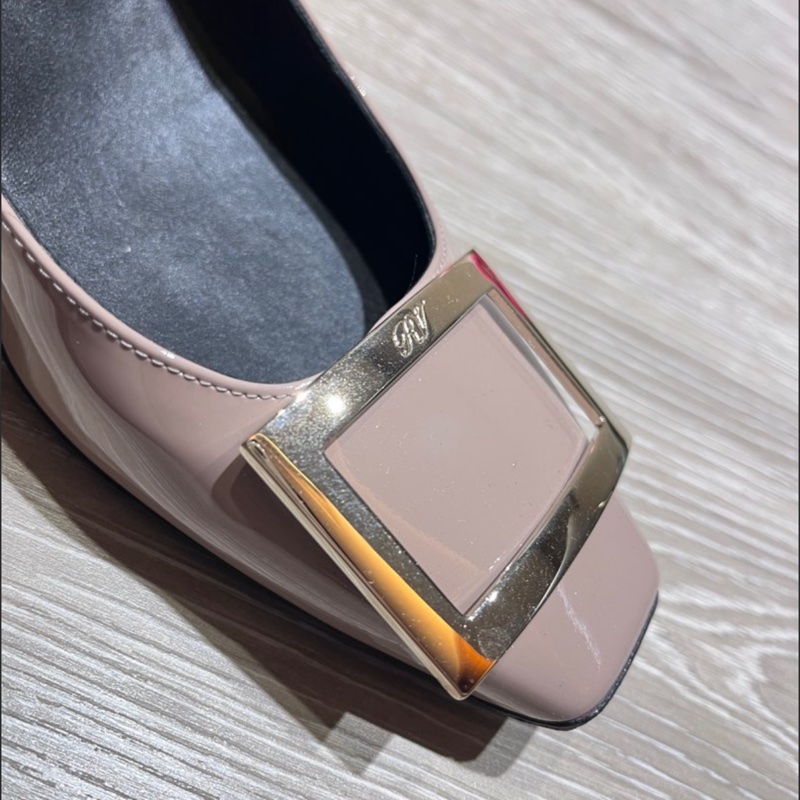 Roger vivier Trompette 45 大象灰中跟鞋-1