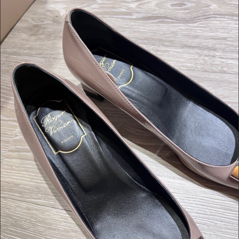 Roger vivier Trompette 45 大象灰中跟鞋-2