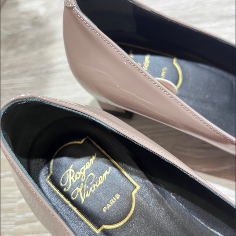 Roger vivier Trompette 45 大象灰中跟鞋-3