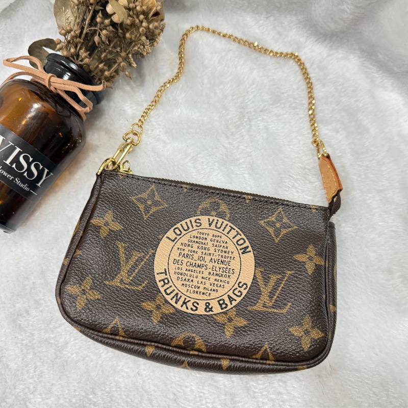 LV經典老花monogram圖騰麻將包 印花 小包-5