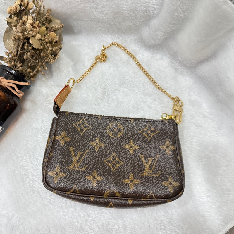 LV經典老花monogram圖騰麻將包 印花 小包-6