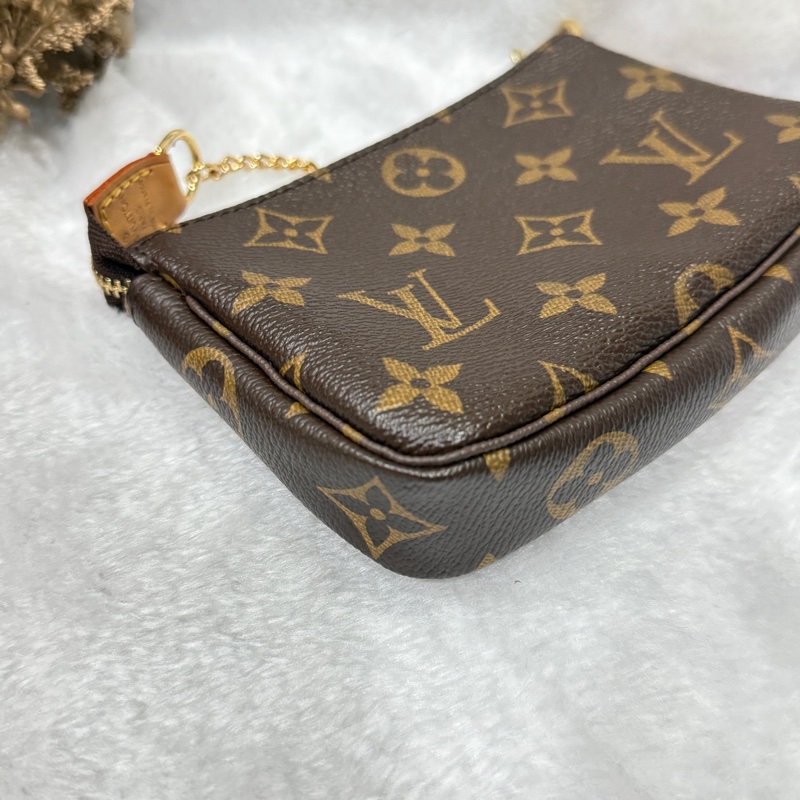 LV經典老花monogram圖騰麻將包 印花 小包-10