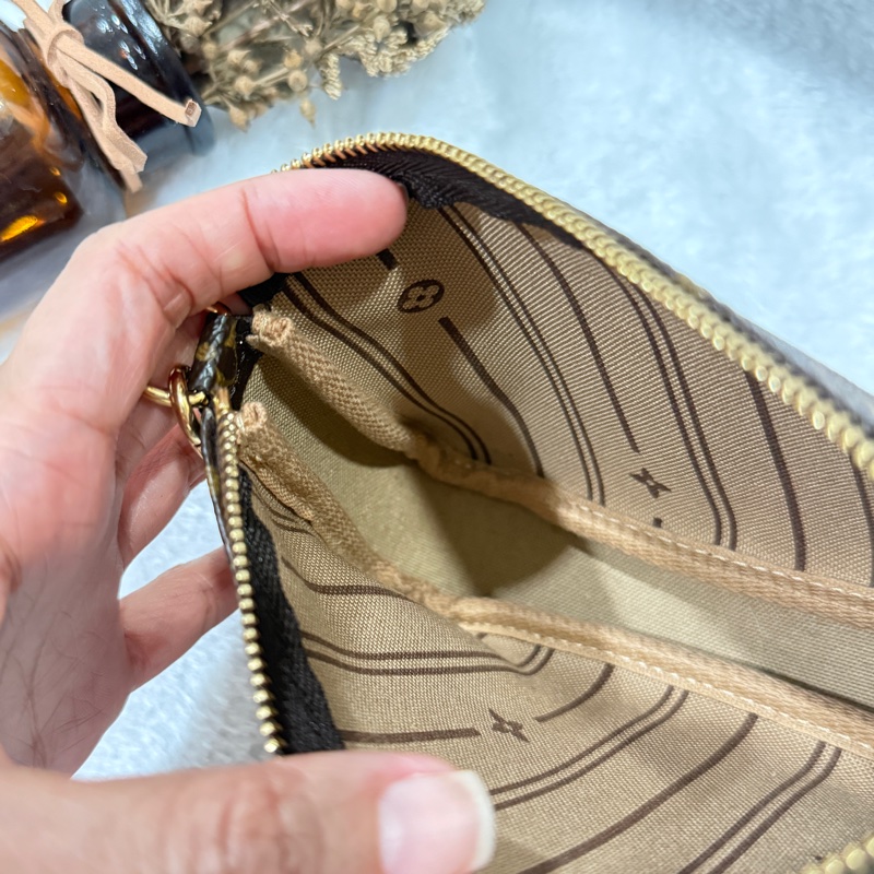 LV經典老花monogram圖騰麻將包 印花 小包-15