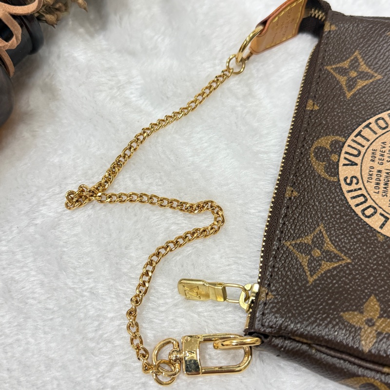 LV經典老花monogram圖騰麻將包 印花 小包-20