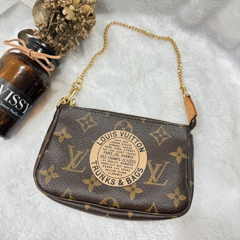 LV經典老花monogram圖騰麻將包 印花 小包