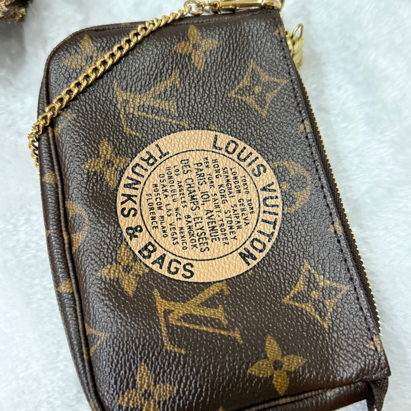 LV經典老花monogram圖騰麻將包 印花 小包-3