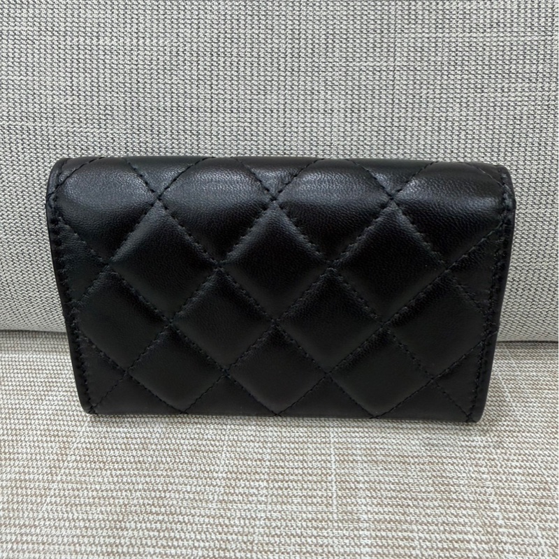 香奈兒 CHANEL羊皮零錢包卡包-2