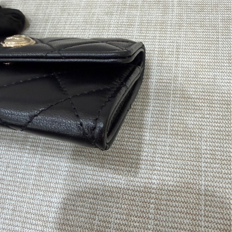 香奈兒 CHANEL羊皮零錢包卡包-5