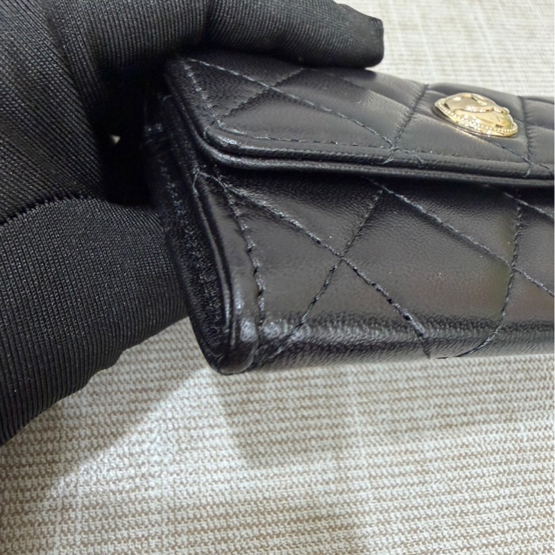 香奈兒 CHANEL羊皮零錢包卡包-6