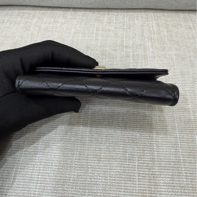 香奈兒 CHANEL羊皮零錢包卡包-7