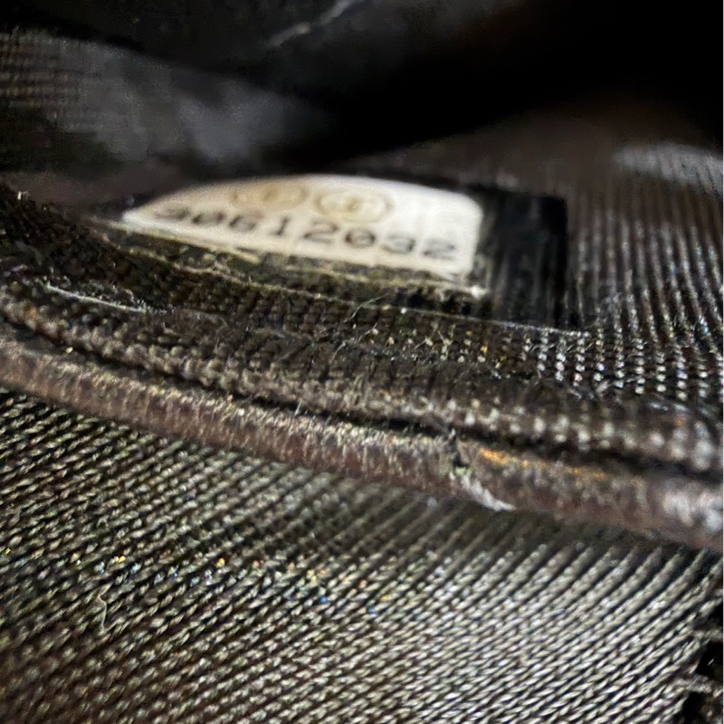 香奈兒 絎縫羊皮鏈條卡包 證件夾 通行證夾 黑色-11