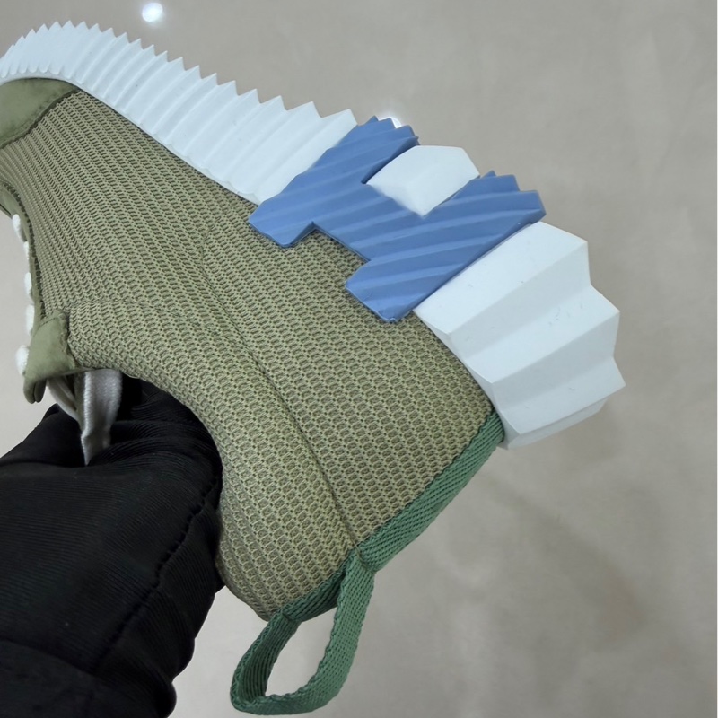 Hermes愛馬仕高科技網眼麂皮山羊皮運動鞋 瓷綠色-21