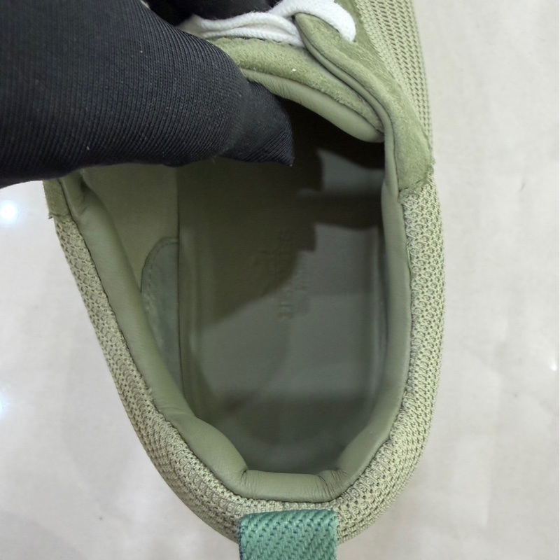 Hermes愛馬仕高科技網眼麂皮山羊皮運動鞋 瓷綠色-26