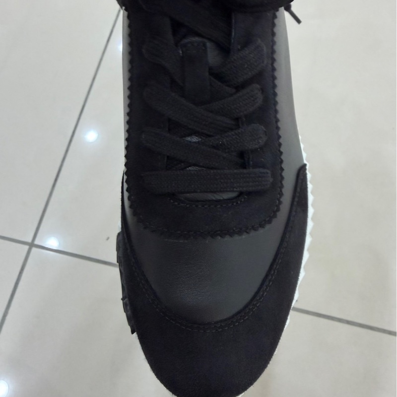 愛馬仕Hermes 新款 Bouncing運動鞋 黑色小牛皮-6