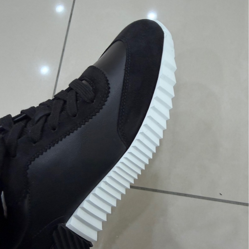 愛馬仕Hermes 新款 Bouncing運動鞋 黑色小牛皮-10