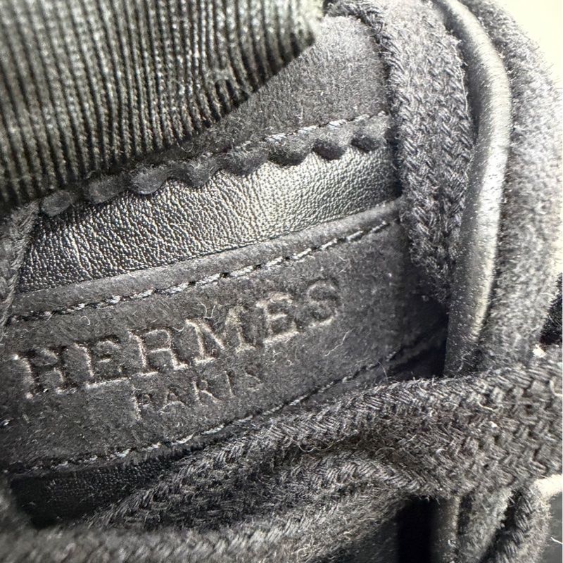 愛馬仕Hermes 新款 Bouncing運動鞋 黑色小牛皮-19