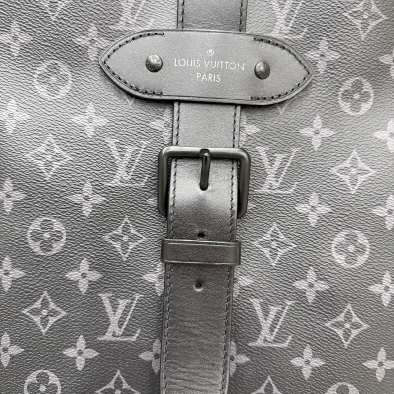 LV M45914黑灰老花公事包 斜背包 手提包👜-22