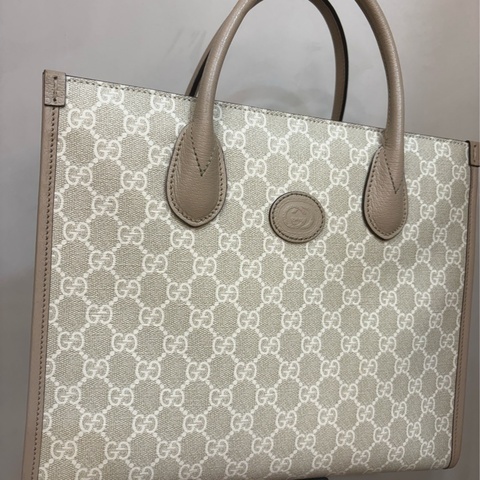 Gucci Retro 老花款防水托特包