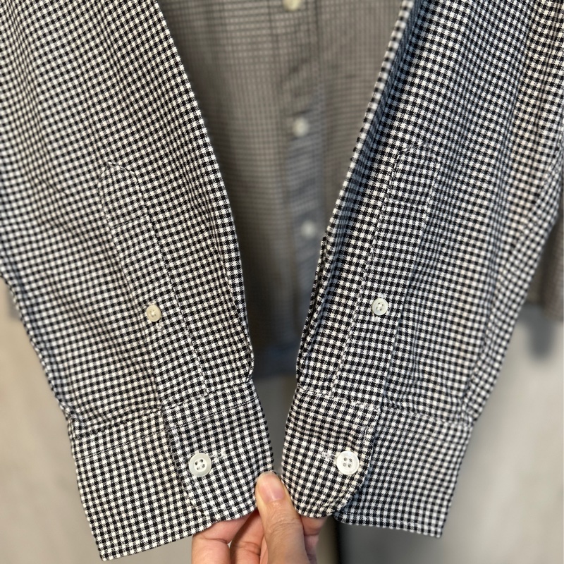 AMI Paris 黑白格紋襯衫-3