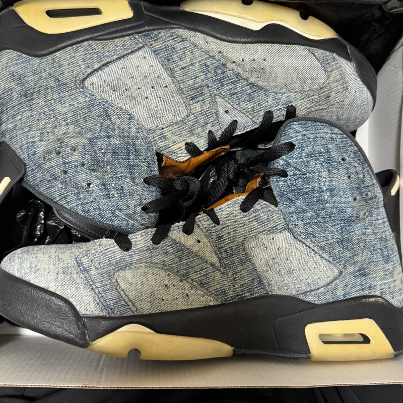 us10.5 air jordan 6 丹寧-6