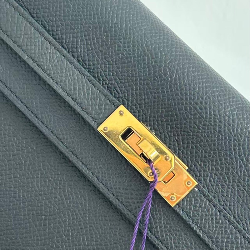 🌈Hermes🧡Kelly Wallet🧡黑色金扣🌟98新🌈Epsom皮🌟Stamp Z🌟有貼膜🌟-2