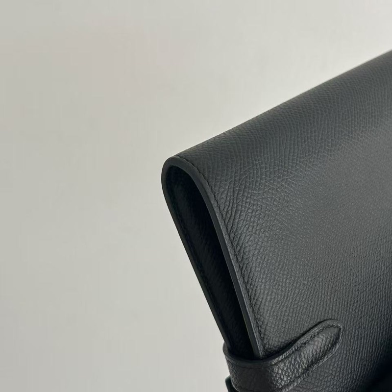 🌈Hermes🧡Kelly Wallet🧡黑色金扣🌟98新🌈Epsom皮🌟Stamp Z🌟有貼膜🌟-6