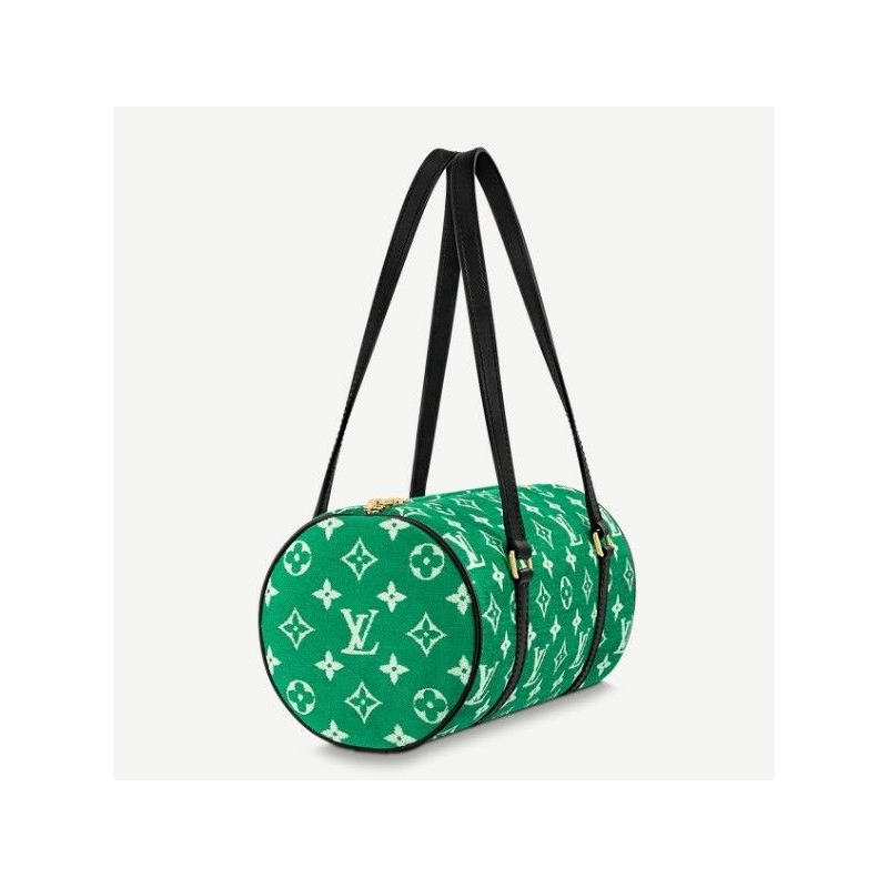 LOUIS VUITTON Papillon 綠色手提單肩包-1