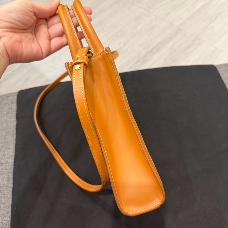 Celine 帆布 mini cabas vertical 迷你托特包 琴譜包 斜背包-4
