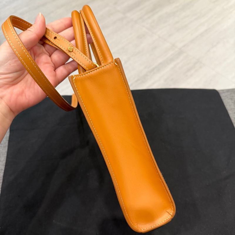 Celine 帆布 mini cabas vertical 迷你托特包 琴譜包 斜背包-5