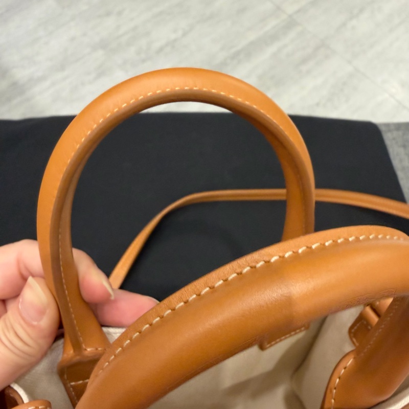 Celine 帆布 mini cabas vertical 迷你托特包 琴譜包 斜背包-29