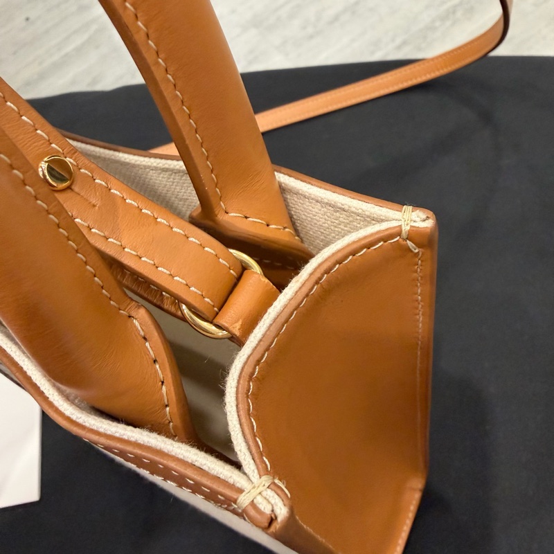 Celine 帆布 mini cabas vertical 迷你托特包 琴譜包 斜背包-33
