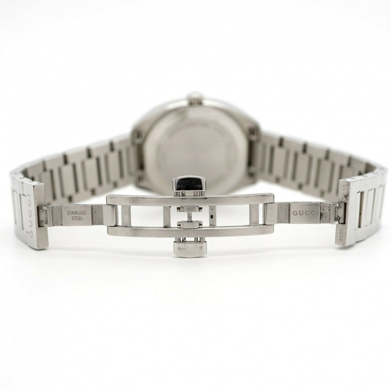 Gucci GG2570 142.5 銀色錶盤小姐腕錶-3