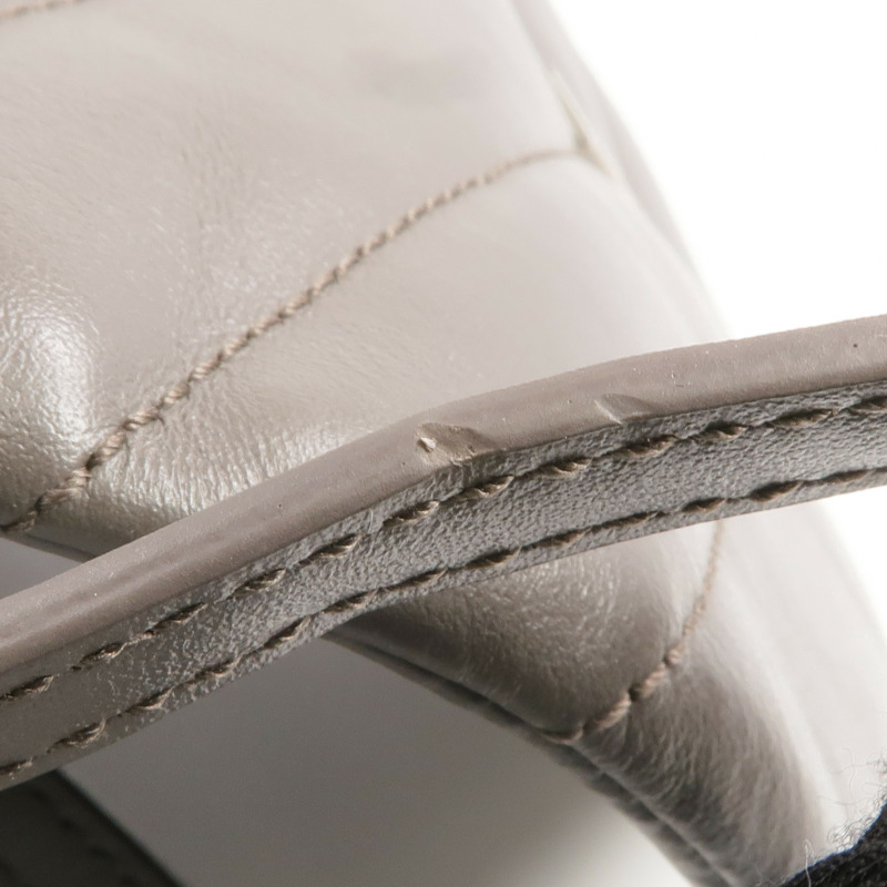 SAINT LAURENT 牛皮皮革Loulou Toy Taupe銀扣肩背袋-16