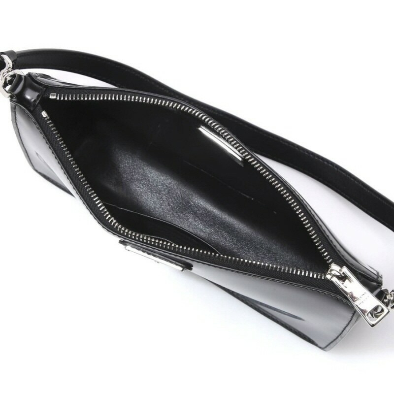 PRADA 磨毛 1BC155 F0002 黑色迷你包-6