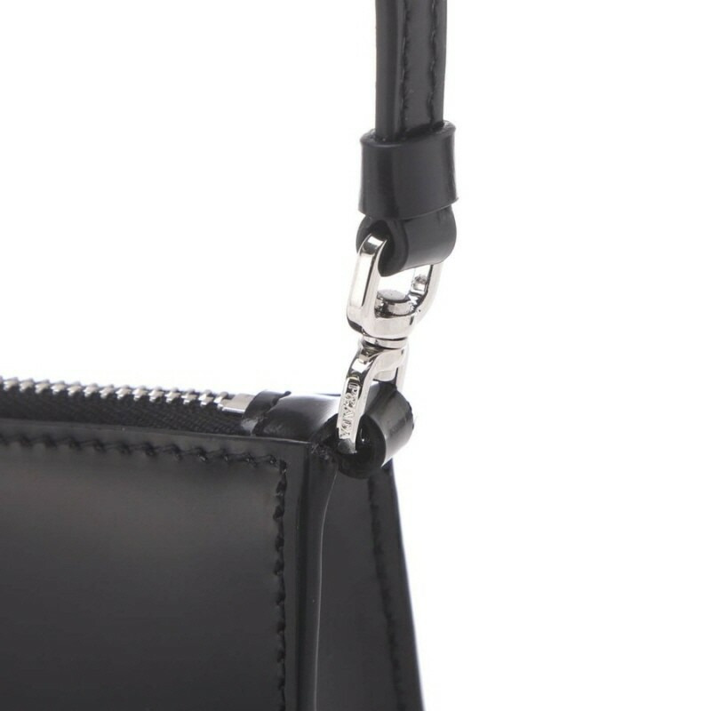 PRADA 磨毛 1BC155 F0002 黑色迷你包-8